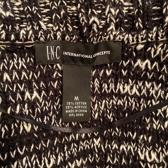 INC International Concepts Cardigan Sweater w/ Tie - Picture 7 of 7